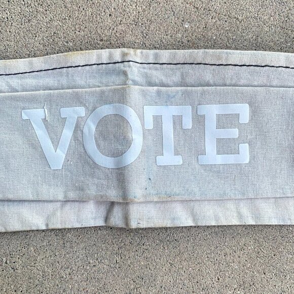 Vote Double Cloth Facial Covering Mask - Picture 6 of 7